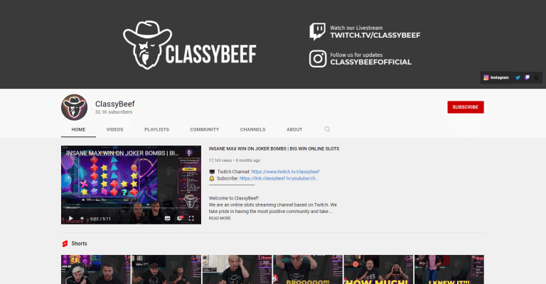 Classybeef-YouTube